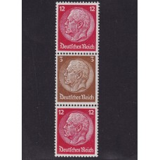 ALEMANIA 1934 ESTAMPILLAS SE-TENANT ZUSAMMENDRUCKE NUEVAS CON GOMA DE GRAN CALIDAD MI. S 180 15 EUROS